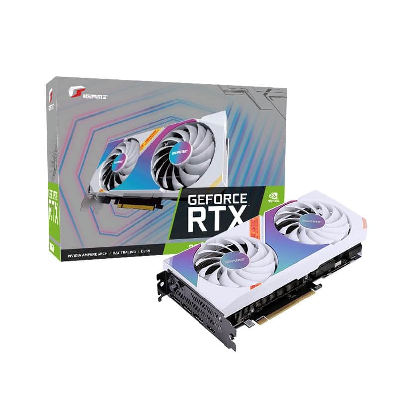 Colorful iGame RTX 3050 Ultra W Duo OC V2 8GB (WHITE) Graphics Card
