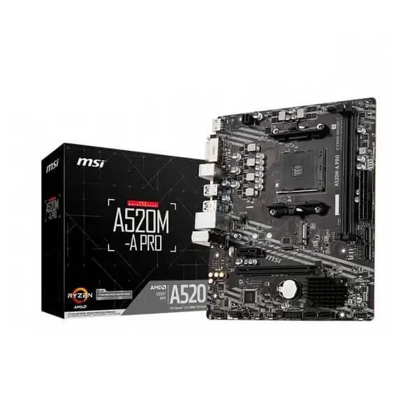 MSI A520M-A PRO AMD Motherboard