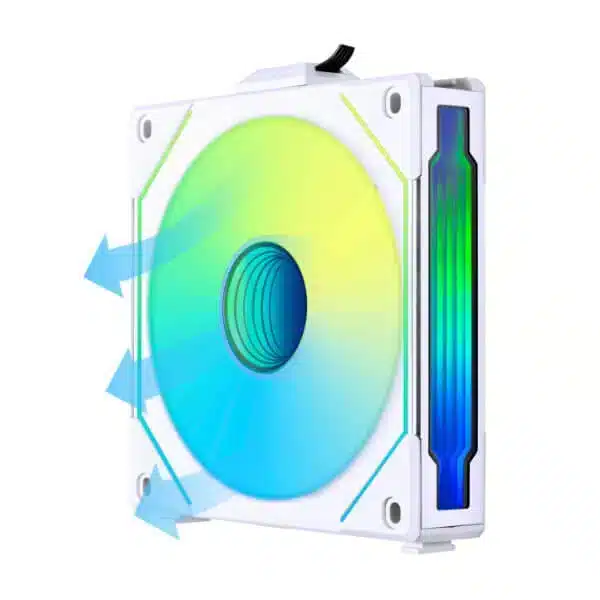 Lian Li UNI Fan SL-INF Reverse Blade White 120mm Cabinet Fan (Single Pack) Case Fan modxcomputers
