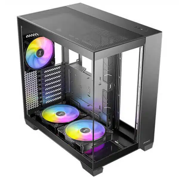 Antec C8 ARGB with 3 Fans E-ATX Cabinet (Black)-img(3)