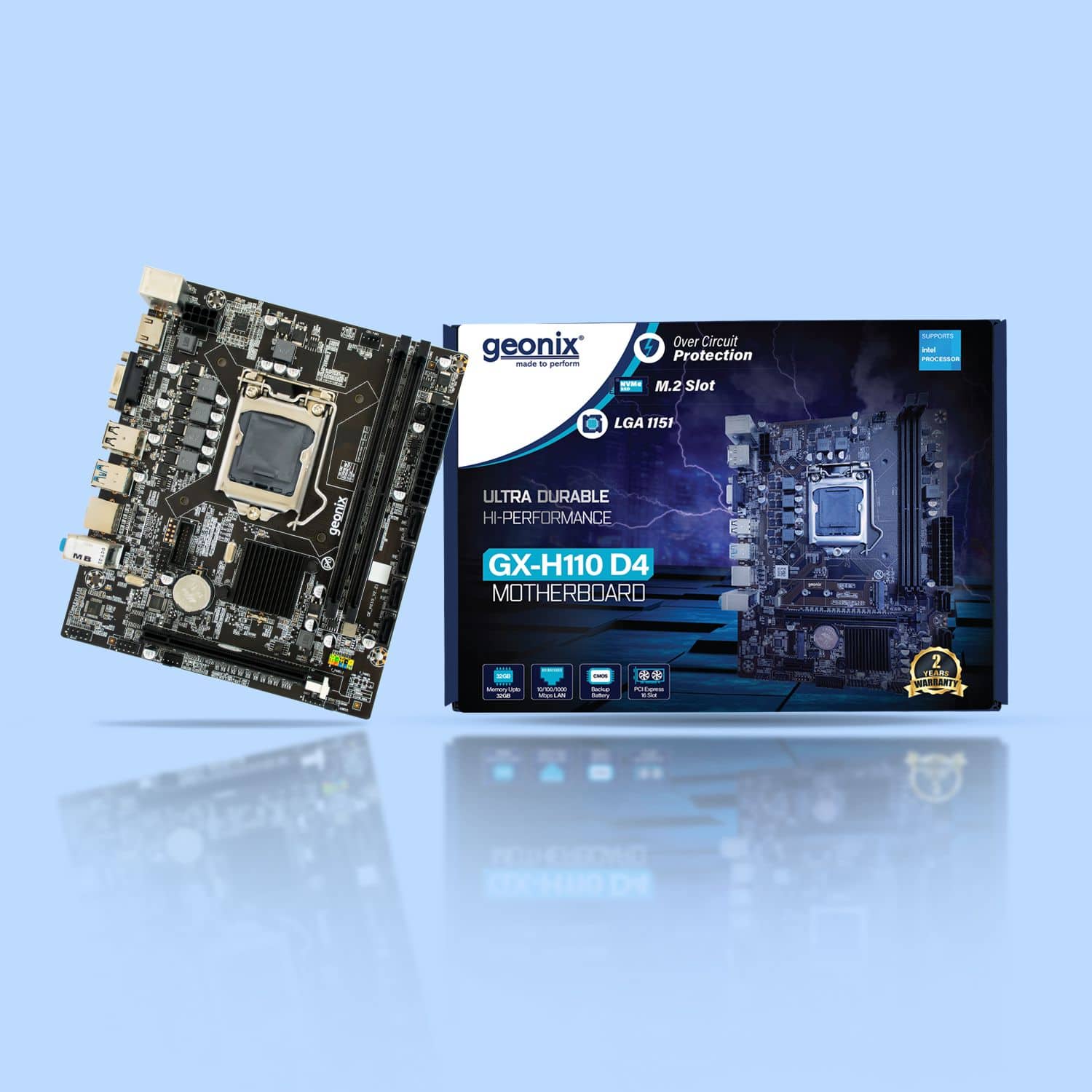 Geonix GX-H110 (LGA 1151 Socket) (DDR4) Intel Motherboard