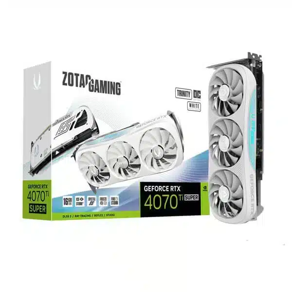 Zotac RTX 4070 Ti Super Trinity OC 16GB (WHITE) Graphics Card