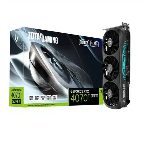 Zotac RTX 4070 Ti Super Trinity Black Edition 16GB Graphics Card