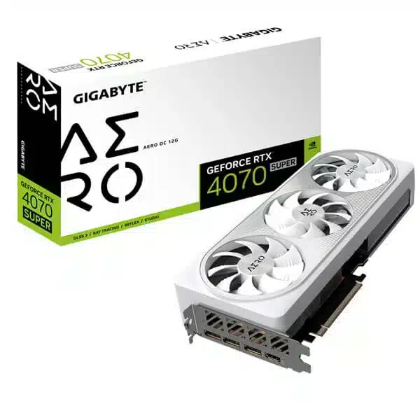 Gigabyte RTX 4070 Super Aero OC 12GB (WHITE) Graphics Card