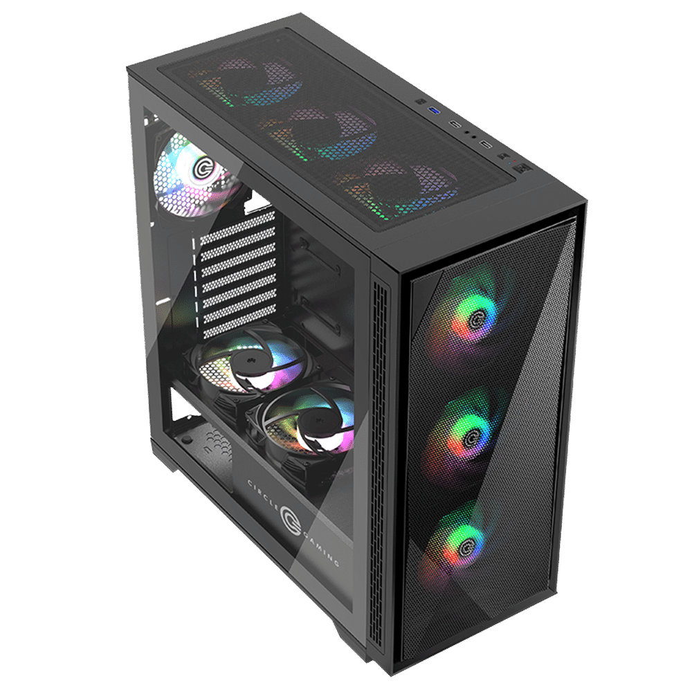 Circle Furious 360 Mesh ARGB (Black) Cabinet-img(2)