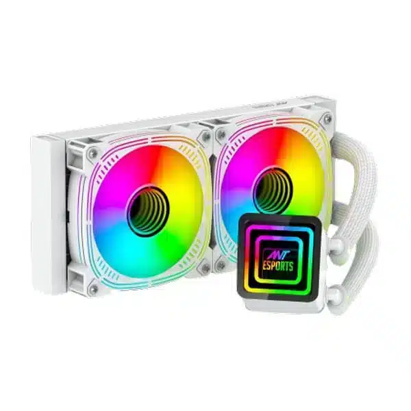 Ant Esports ICE-Infinite 240 ARGB (White) AIO Liquid Cooler