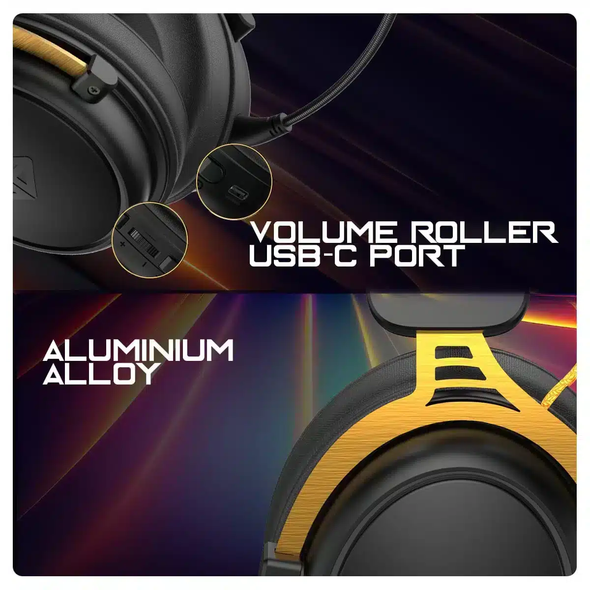 Cosmic Byte Hades 2.4Ghz Wireless + Bluetooth (Black) Headset image 6