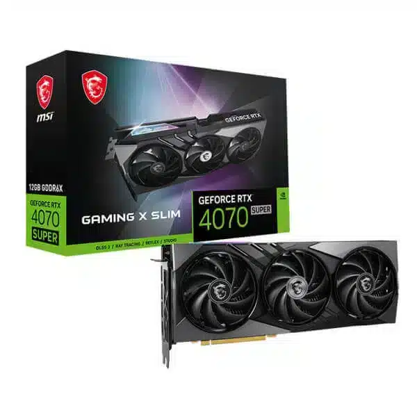 MSI RTX 4070 Super Gaming X Slim 12GB Graphics Card