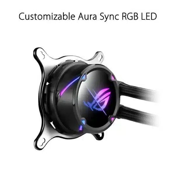 ASUS ROG Strix LC II 360 ARGB CPU Liquid Cooler (Black) AIO Liquid Cooler-img(3)