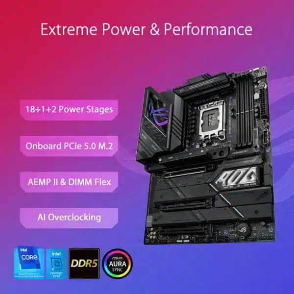ASUS ROG Strix Z790-E Gaming WIFI II (DDR5) Intel Motherboard-img(4)