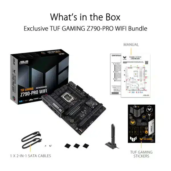 ASUS TUF Gaming Z790-PRO WIFI (DDR5) Intel Motherboard-img(2)