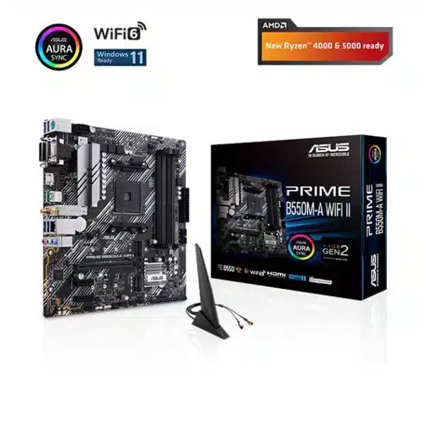 Asus Prime B550M-A WIFI II AMD Motherboard-img(2)