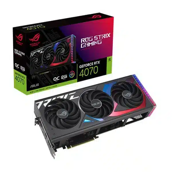 ASUS ROG Strix RTX 4070 OC Edition 12GB Graphics Card
