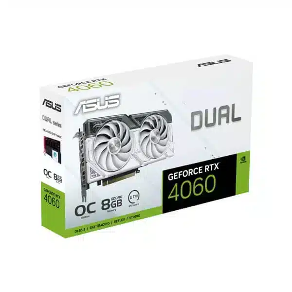 ASUS Dual RTX 4060 OC Edition 8GB (WHITE) Graphics Card-img(2)