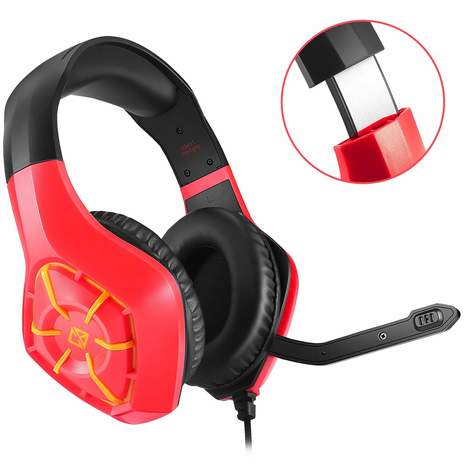 Cosmic Byte GS411 Starlight (Red) Headset-img(2)