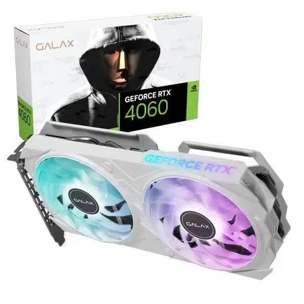 Galax RTX 4060 RGB EX White (1-Click OC) 8GB (WHITE) Graphics Card