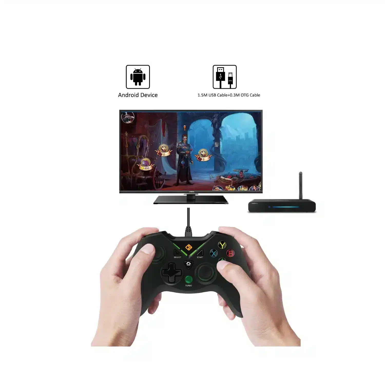 Cosmic Byte C1070T Interstellar (Black) Controller Cosmic