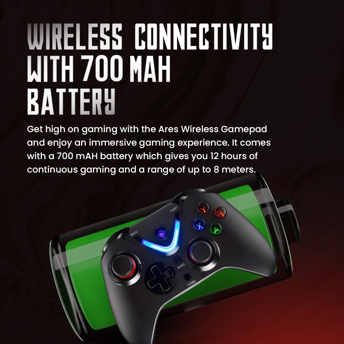 Cosmic Byte ARES Wireless (Black) Controller image 8