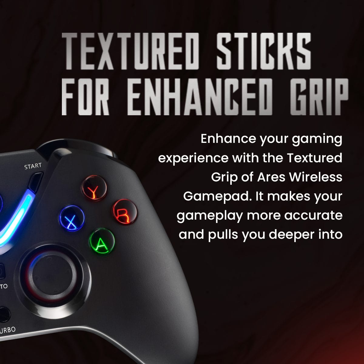 Cosmic Byte ARES Wireless (Black) Controller image 6