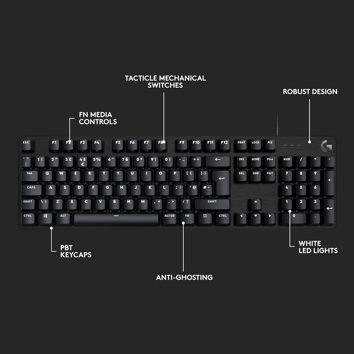 Logitech G413 SE Mechanical Gaming Keyboard-img(8)