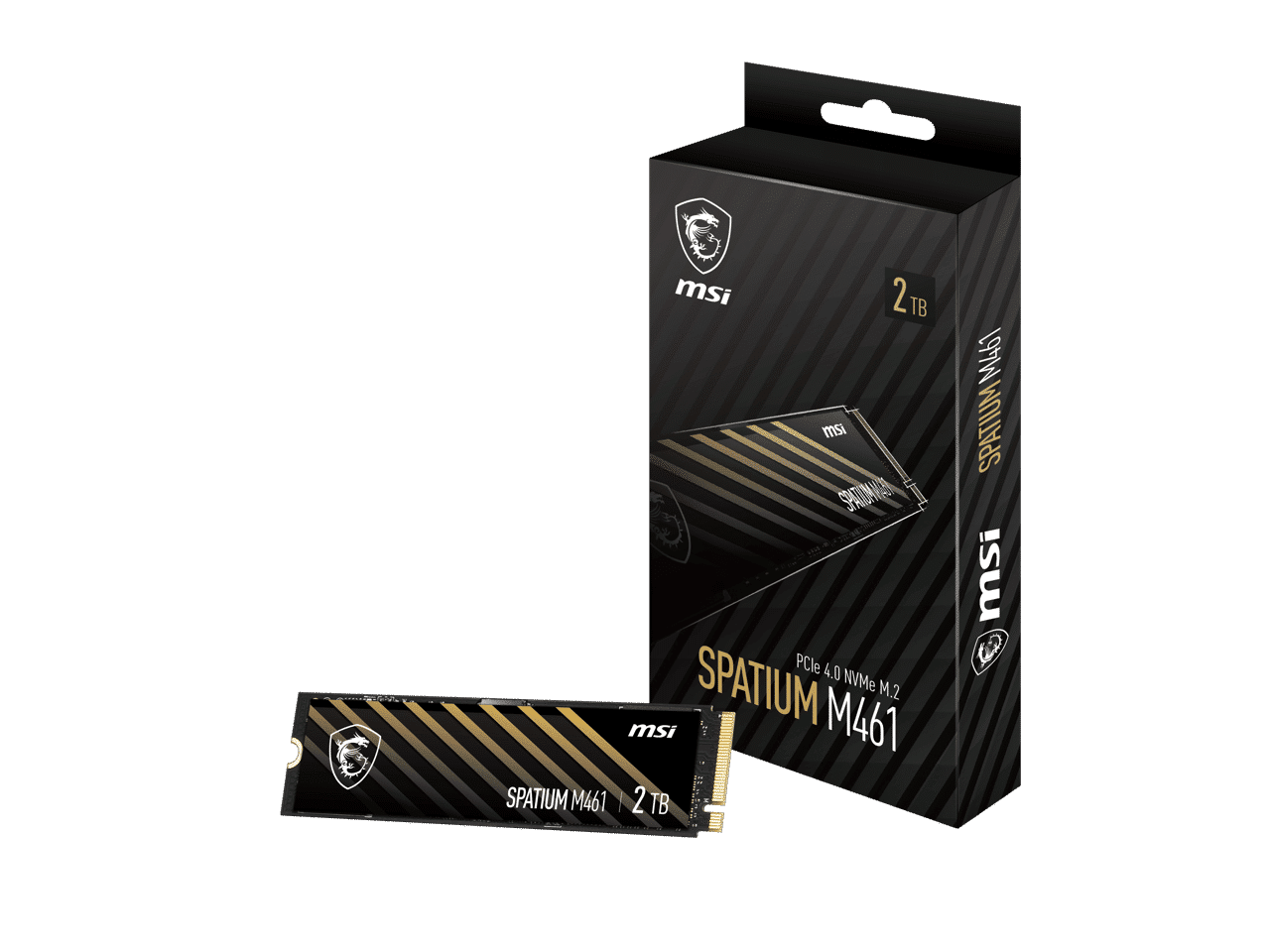 MSI SPATIUM M461 2TB M.2 NVMe Gen4 Internal SSD