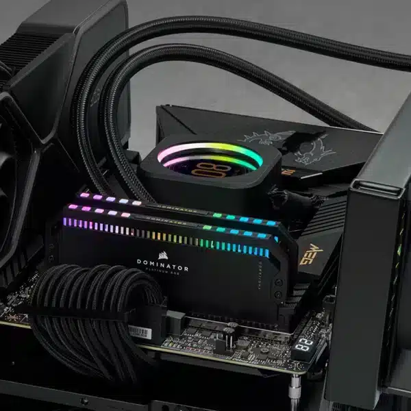 Corsair Dominator Platinum RGB 32GB (16GBx2) DDR5 6200MHz (Black) DDR5 RAM Memory-img(8)