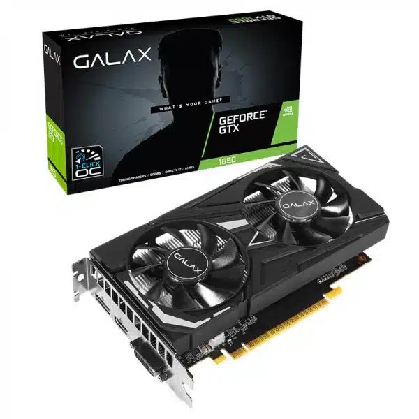Galax GTX 1650 EX (1 Click OC) 4GB Graphics Card