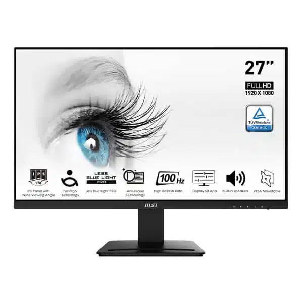 MSI PRO MP273A | 27 Inch 1080p 100Hz IPS 1ms Monitor