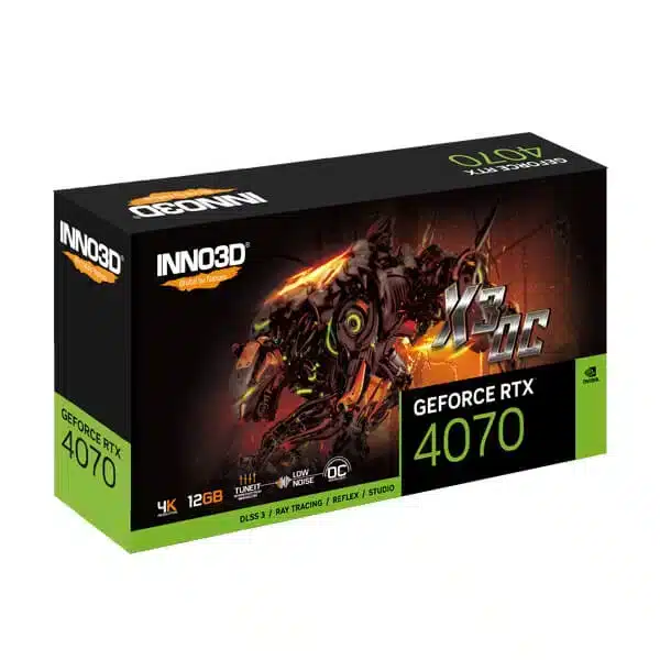 Inno3d RTX 4070 X3 OC 12GB Graphics Card-img(3)