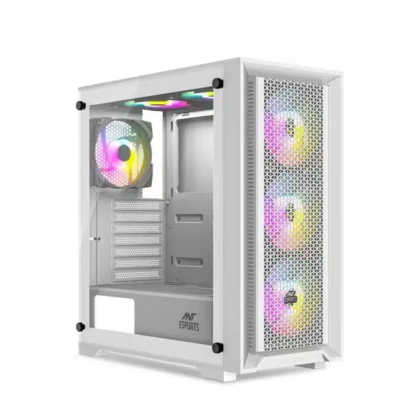 Ant Esports SX7 Auto RGB (White) Cabinet