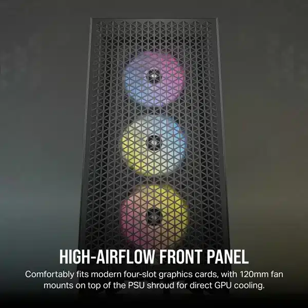 Corsair 3000D RGB Airflow (Black) Cabinet-img(5)