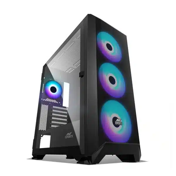 Ant Esports 711 Air Mesh ARGB (Black) Cabinet-img(4)