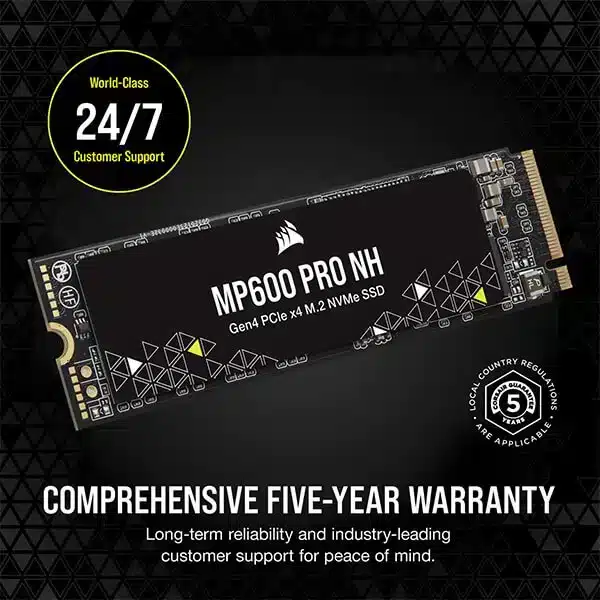 Corsair MP600 PRO NH 2TB M.2 NVMe Gen4 Internal SSD image 9
