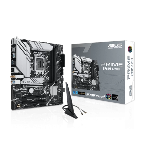 ASUS PRIME B760M-A WIFI (DDR5) Intel Motherboard