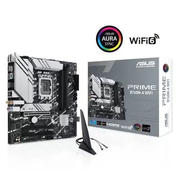 ASUS PRIME B760M-A WIFI (DDR5) Intel Motherboard ASUS