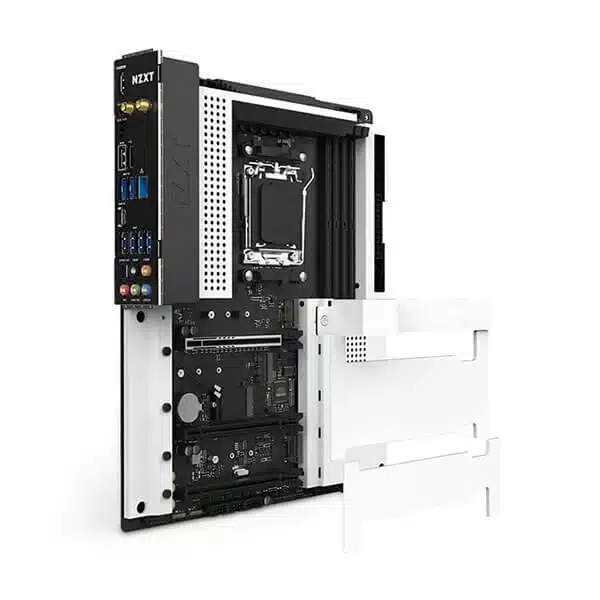 NZXT N7 B650E (Wi-Fi) (White) AMD Motherboard-img(4)