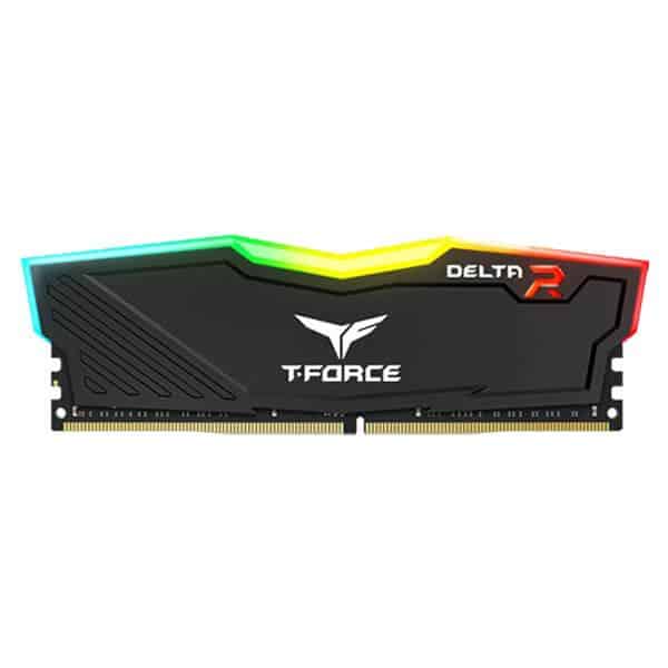 TeamGroup T-Force Delta RGB 16GB (16GBx1) DDR4 CL16 3200MHz (Black)