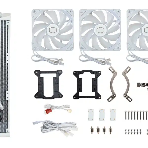 Cooler Master MasterLiquid 360L Core ARGB Liquid Cooler (White)-img(2)