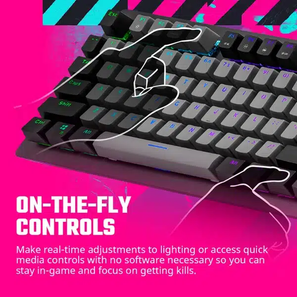 Cooler Master CK352 Mechanical Gaming Keyboard Tactile Red Switches-img(8)