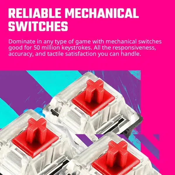 Cooler Master CK352 Mechanical Gaming Keyboard Tactile Red Switches-img(6)