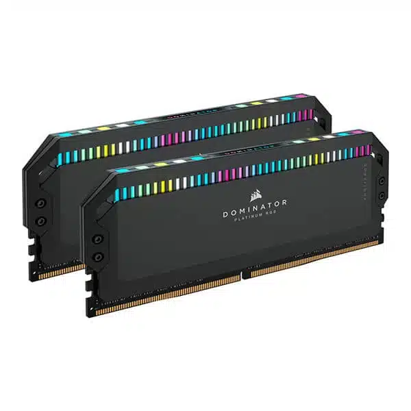 Corsair Dominator Platinum RGB 64GB (32GBx2) DDR5 5600MHz (Black) DDR5 RAM Memory-img(2)