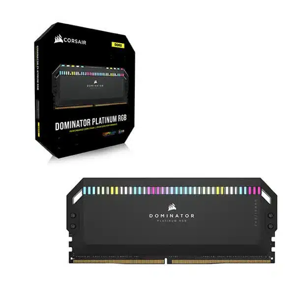 Corsair Dominator Platinum RGB 64GB (32GBx2) DDR5 5600MHz (Black) DDR5 RAM Memory-img(5)