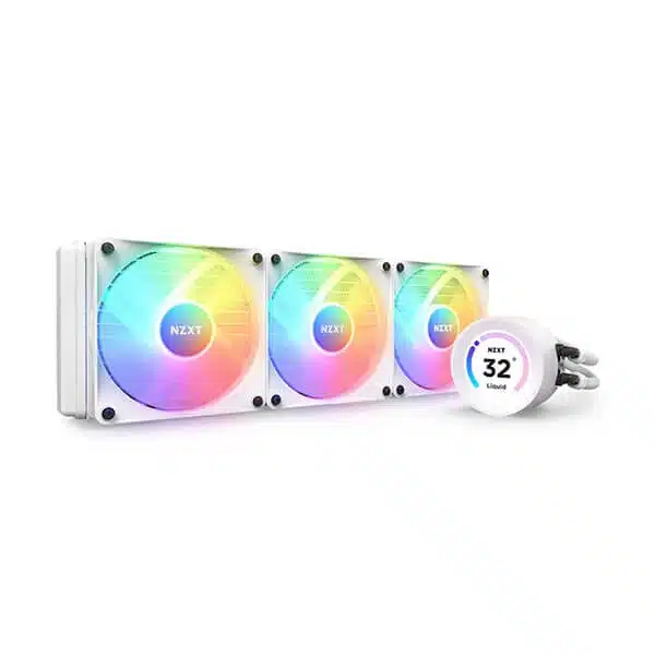 NZXT Kraken Elite 360 RGB LCD Display (White) AIO Liquid Cooler