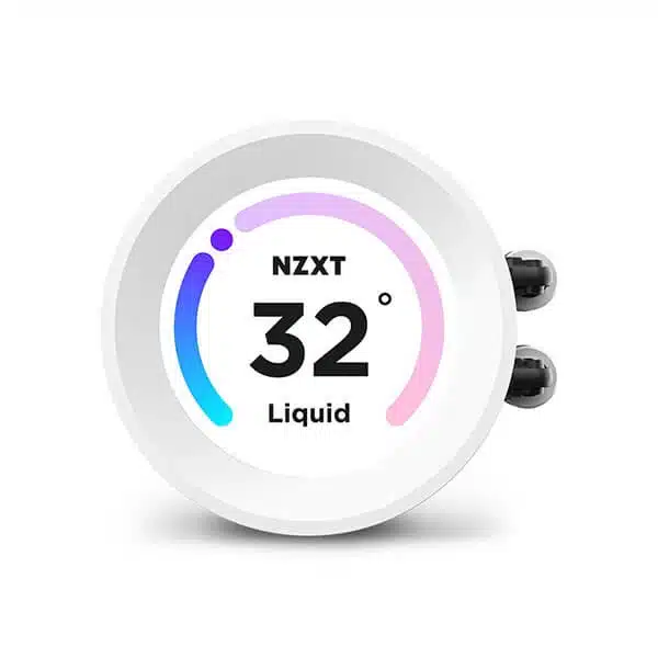 NZXT Kraken Elite 360 RGB LCD Display (White) AIO Liquid Cooler-img(3)