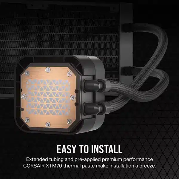 Corsair ICUE H150i Elite LCD XT Display (Black) AIO Liquid Cooler image 7
