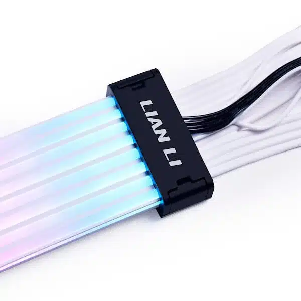 Lian Li Strimer Plus V2 8-Pin ARGB GPU Extension Cable For RTX 40 Series (12+4 Pin to 12+4 pin, 8 Light Guide) Custom Cables-img(3)