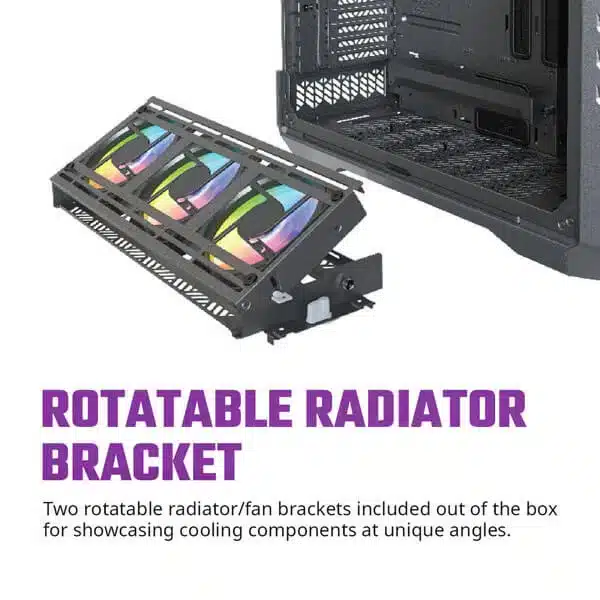 Cooler Master HAF 700 ARGB (Titanium Grey) Cabinet image 12