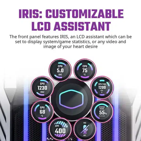 Cooler Master HAF 700 EVO ARGB (Titanium Grey) Cabinet-img(20)