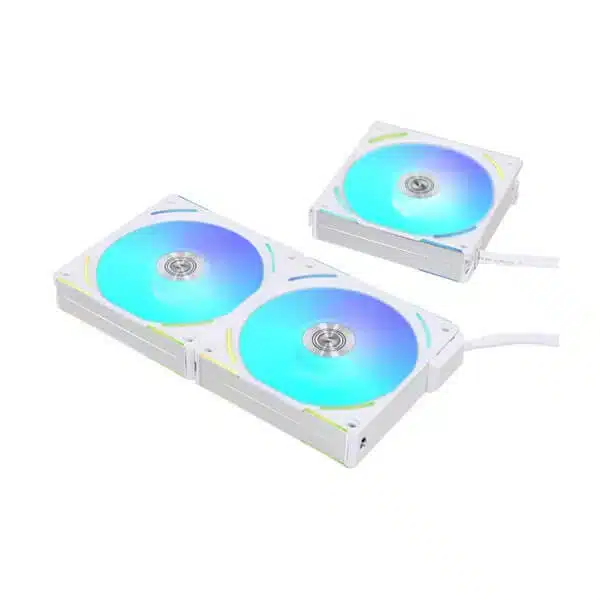 Lian Li UNI Fan AL120 V2 ARGB White 120mm Cabinet Fan With ARGB Controller (Triple Pack) Case Fan