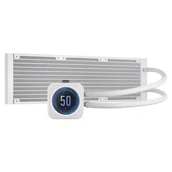 Corsair ICUE H150i Elite LCD XT Display (White) AIO Liquid Cooler